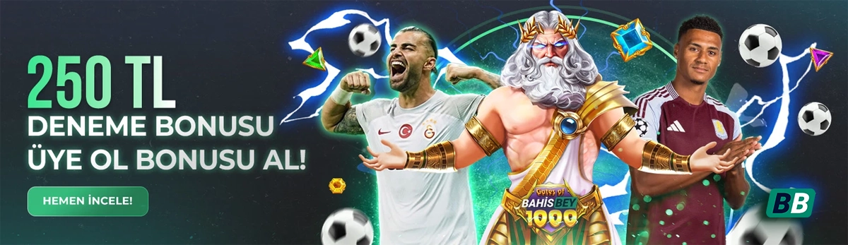 Bahisbey’e yeni üye ol, %100 hoş geldin bonusu ile spor bahislerine güçlü bir başlangıç yap ve 10.000 TL’ye kadar kazan!